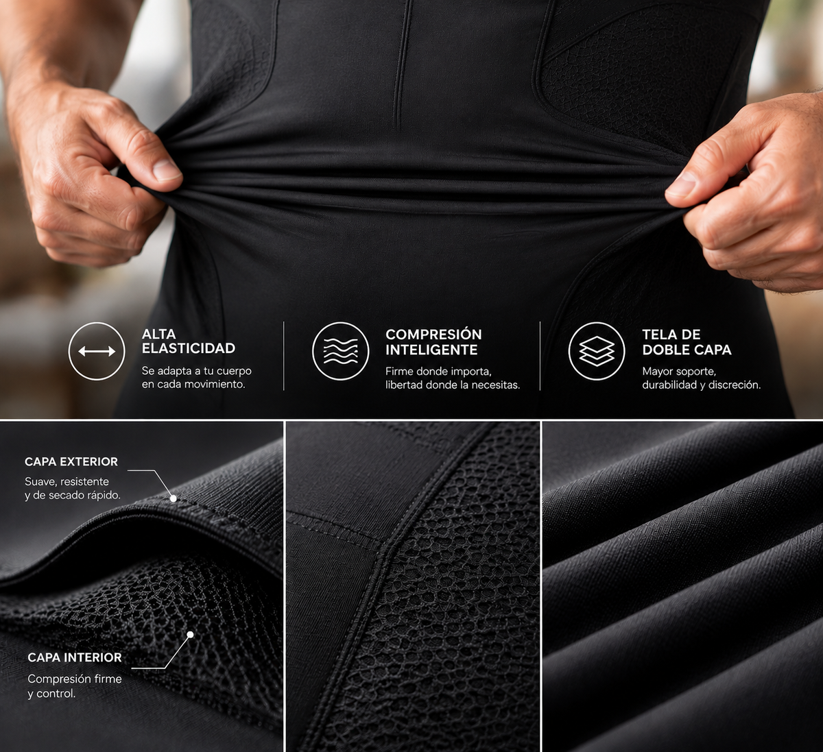 Kore - Camiseta de Compresión Masculina